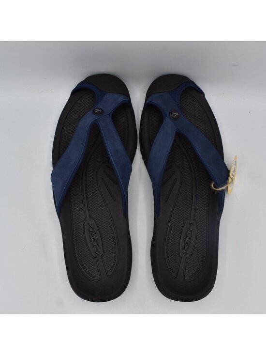 Keen Mens 14 Waimea TG Toe Guard Naval Academy Black Flip Flops Sandals Shoes main image 4